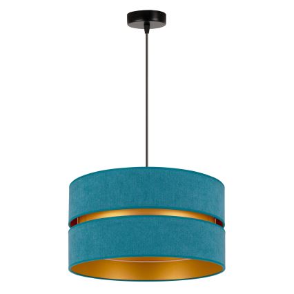 Duolla - Hängeleuchte DUO 1xE27/15W/230V d 40 cm türkisfarben/golden