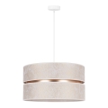 Duolla - Hängeleuchte DUO 1xE27/15W/230V d 40 cm weiß/golden