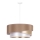 Duolla - Hängeleuchte KOBO 1xE27/15W/230V d 45 cm beige/golden/weiß