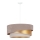 Duolla - Hängeleuchte KOBO 1xE27/15W/230V d 45 cm braun/golden/cremefarben