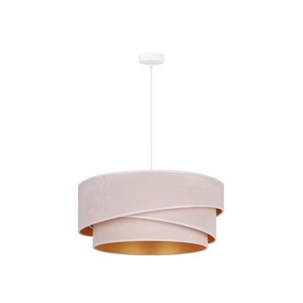 Duolla - Hängeleuchte KOBO 1xE27/15W/230V d 45 cm cremefarben/golden