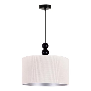 Duolla - Hängeleuchte LYON 1xE27/15W/230V d 40 cm cremefarben