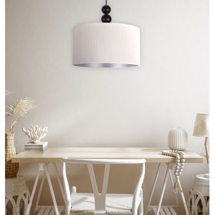 Duolla - Hängeleuchte LYON 1xE27/15W/230V d 40 cm cremefarben