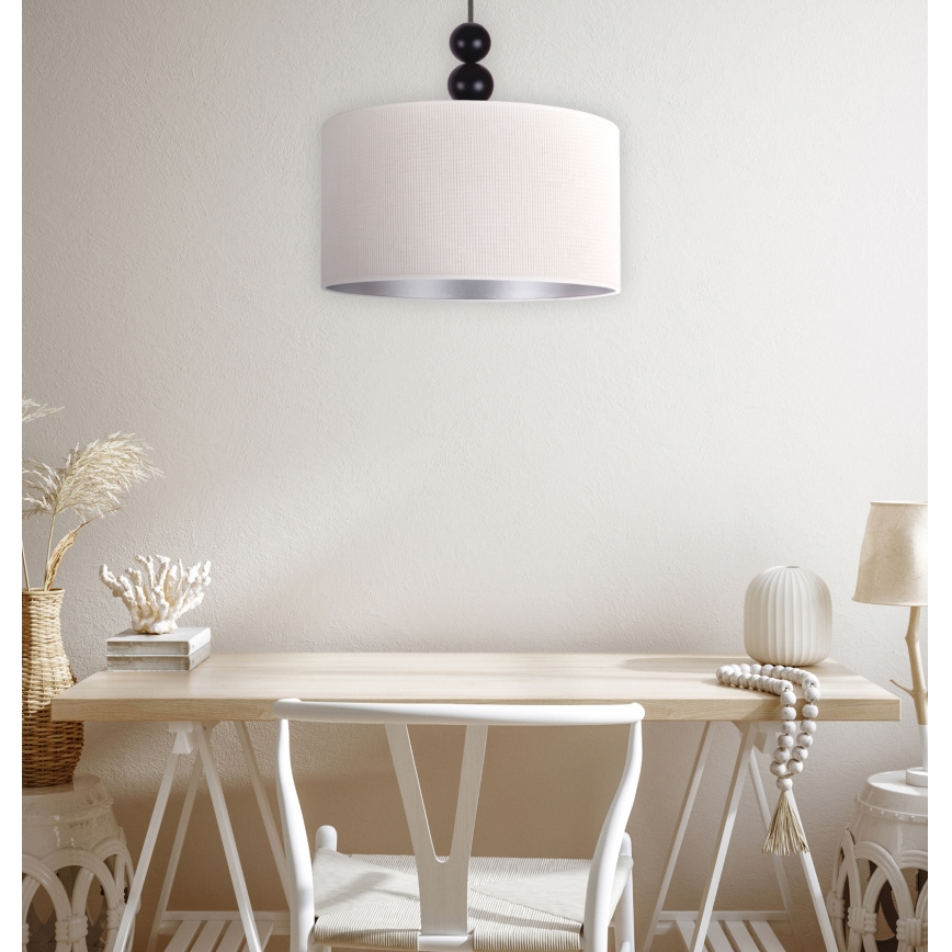Duolla - Hängeleuchte LYON 1xE27/15W/230V d 40 cm cremefarben