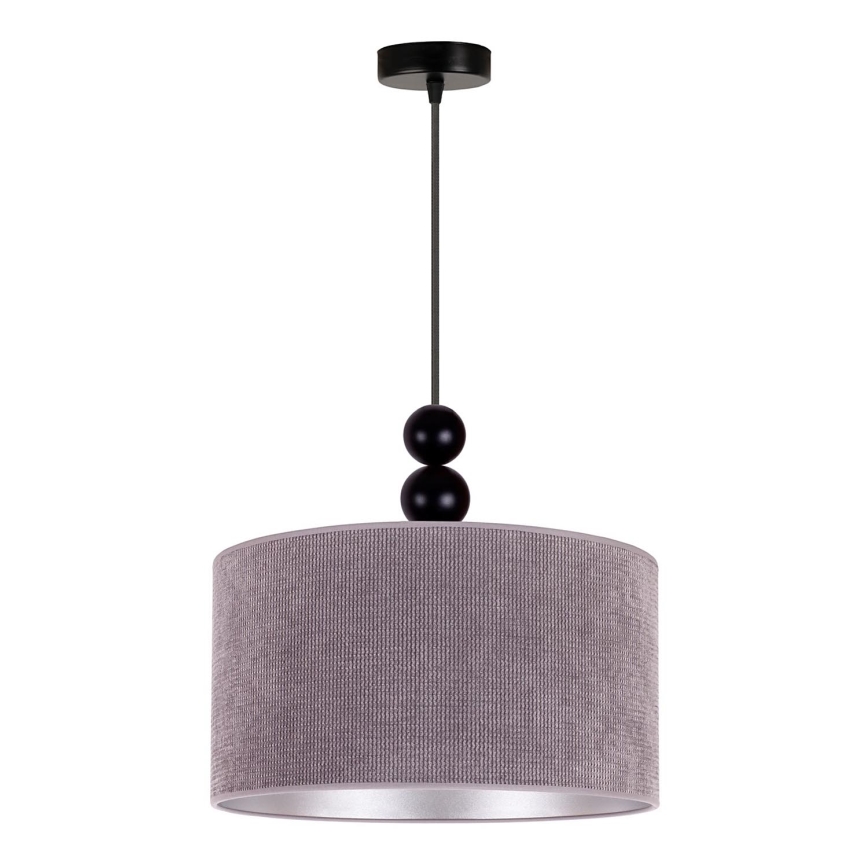 Duolla - Hängeleuchte LYON 1xE27/15W/230V d 40 cm grau