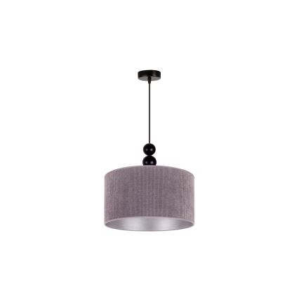 Duolla - Hängeleuchte LYON 1xE27/15W/230V d 40 cm grau