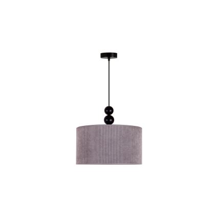 Duolla - Hängeleuchte LYON 1xE27/15W/230V d 40 cm grau