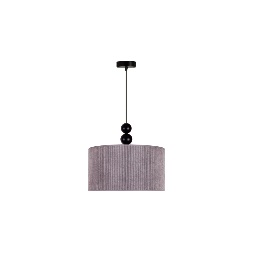 Duolla - Hängeleuchte LYON 1xE27/15W/230V d 40 cm grau