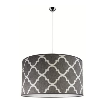 Duolla - Hängeleuchte MAROKO 1xE27/40W/230V d 45 cm grau/weiß