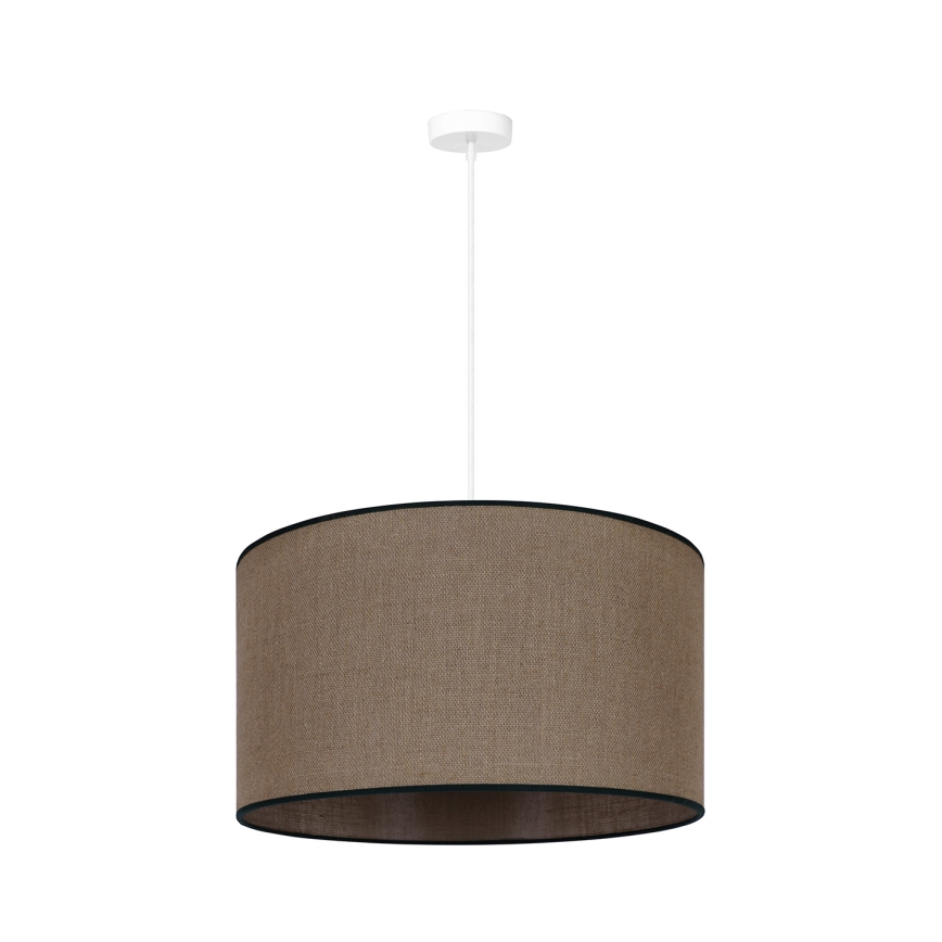 Duolla - Hängeleuchte ROLLER 1xE27/15W/230V d 40 cm braun/schwarz