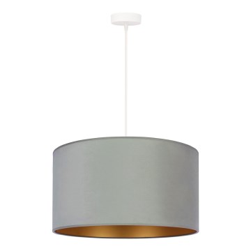 Duolla - Hängeleuchte ROLLER 1xE27/15W/230V Leuchte d 40 cm grün/golden