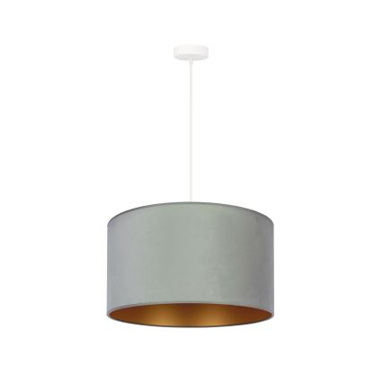 Duolla - Hängeleuchte ROLLER 1xE27/15W/230V Leuchte d 40 cm grün/golden