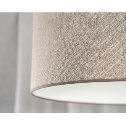 Duolla - Hängeleuchte ROLLER ECO RECYCLING 1xE27/15W/230V d 45 cm braun