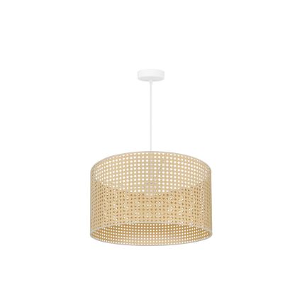 Duolla - Hängeleuchte ROLLER RATTAN 1xE27/15W/230V d 45 cm beige