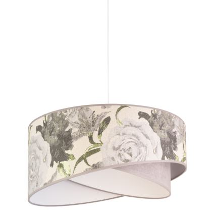 Duolla - Hängeleuchte ROYAL 1xE27/40W/230V d 50 cm grau