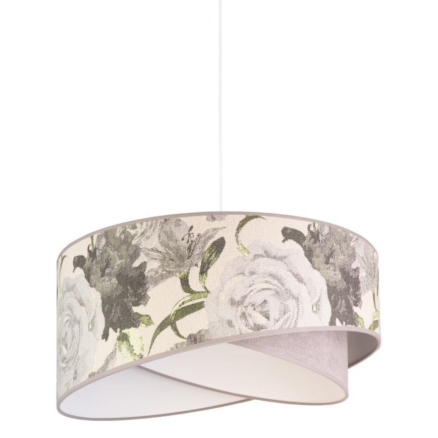 Duolla - Hängeleuchte ROYAL 1xE27/40W/230V d 50 cm grau