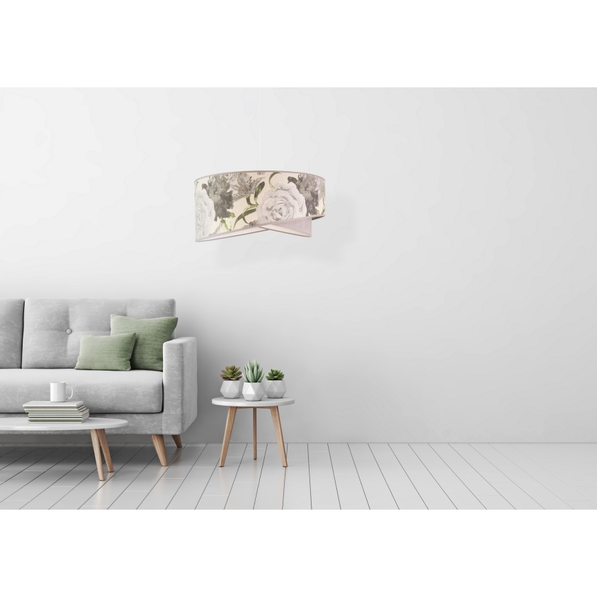 Duolla - Hängeleuchte ROYAL 1xE27/40W/230V d 50 cm grau