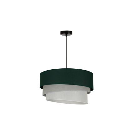 Duolla - Hängeleuchte TRIO 1xE27/15W/230V d 45 cm grün/grau/weiß