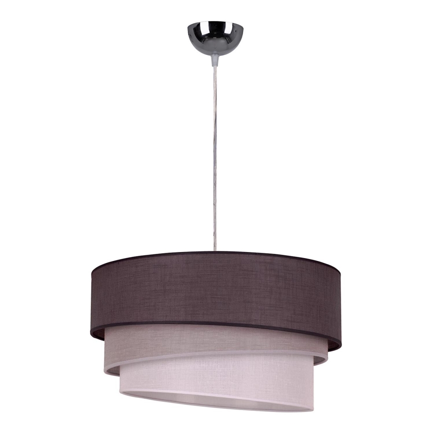 Duolla - Hängeleuchte TRIO 1xE27/40W/230V d 45 cm anthrazit/grau/weiß
