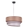 Duolla - Hängeleuchte TRIO 1xE27/40W/230V d 45 cm braun/grau/silbern