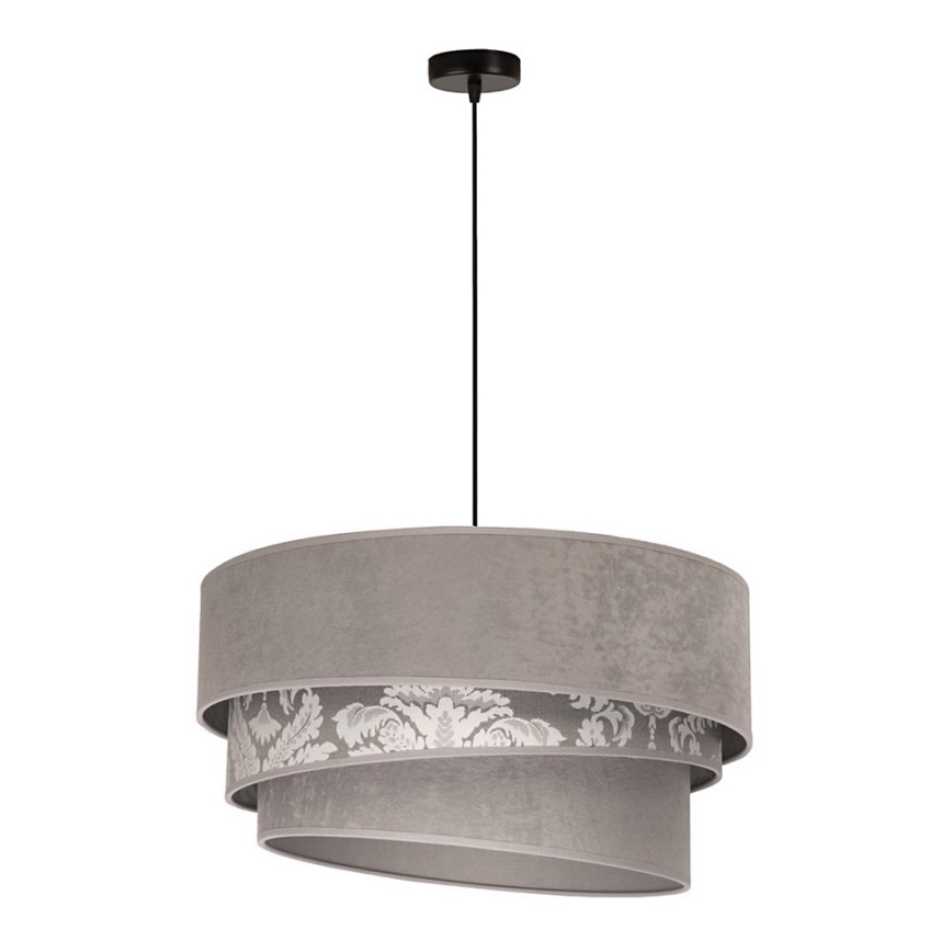 Duolla - Hängeleuchte TRIO 1xE27/40W/230V d 45 cm grau