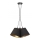 Duolla - Hängeleuchte TWIGGY 3xE27/40W/230V d 45 cm schwarz