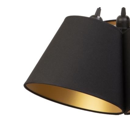 Duolla - Hängeleuchte TWIGGY 3xE27/40W/230V d 45 cm schwarz