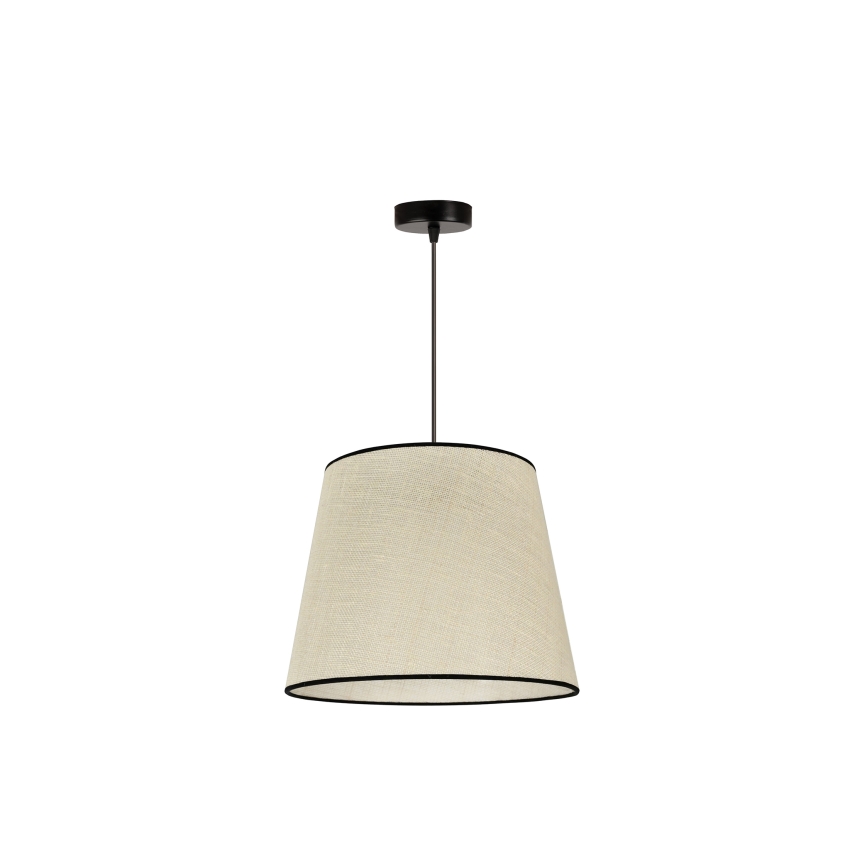 Duolla - Hängeleuchte YUTE 1xE27/15W/230V d 38 cm grau/schwarz