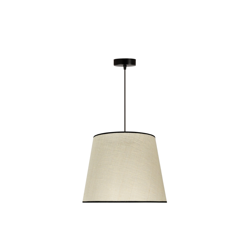 Duolla - Hängeleuchte YUTE 1xE27/15W/230V d 38 cm grau/schwarz
