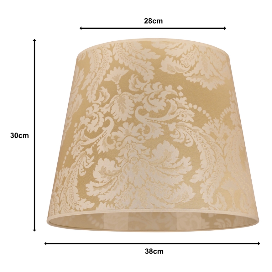 Duolla - Lampenschirm für Kronleuchter CLASSIC L E27 Ø 38 cm gold