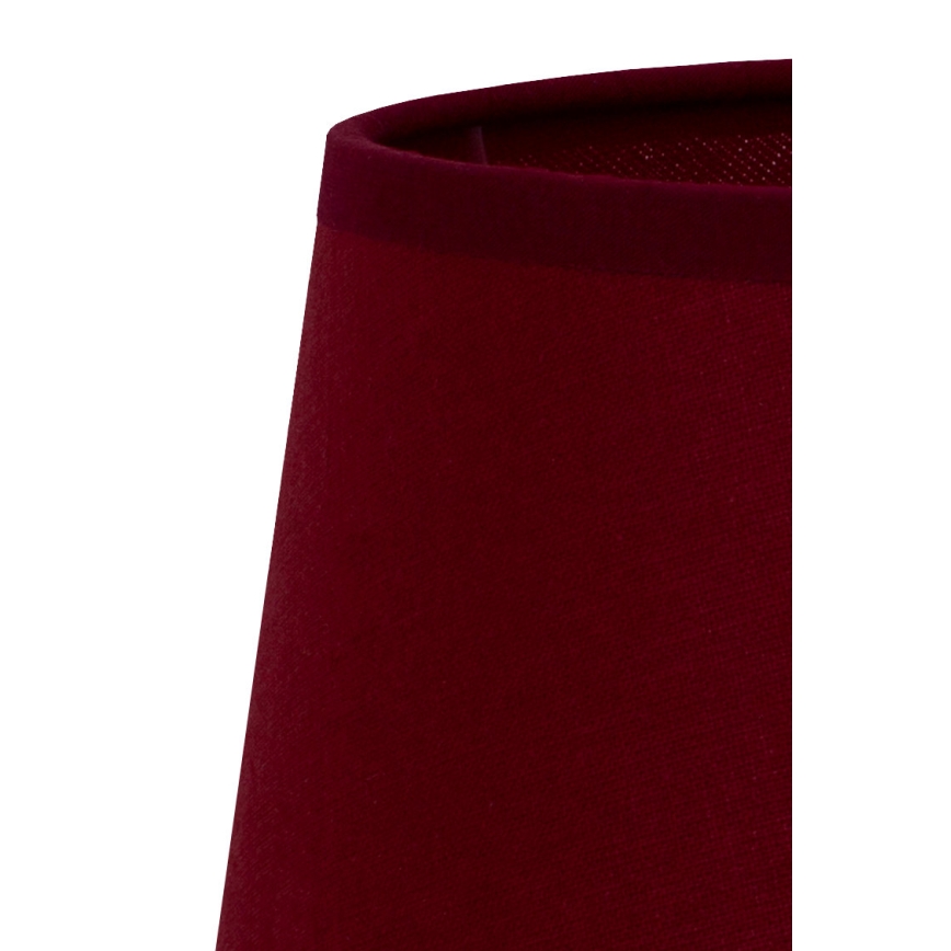 Duolla - Lampenschirm für Stehlampe CLASSIC L E27 Ø 38 cm Weinrot