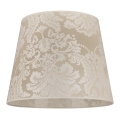 Duolla - Lampenschirm CLASSIC L für Kronleuchter, E27, Ø 38 cm, cremefarben