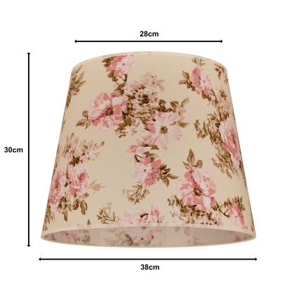 Duolla - Lampenschirm für Stehleuchte CLASSIC L E27 d 38 cm rosa