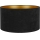 Duolla - Lampenschirm für Stehleuchte VELVET E27 d 35 cm schwarz/golden