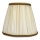 Duolla - Lampenschirm für Tisch- und Stehleuchten E27 d 18,5 cm cremefarben/braun