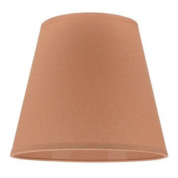 Duolla - Lampenschirm für Tischlampe SOFIA XS E14 Ø 18,5 cm braun