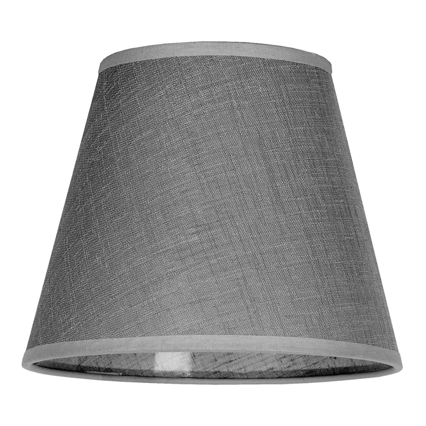 Duolla - Lampenschirm für Tischlampe SOFIA XS E14 Ø 18,5 cm grau