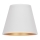 Duolla - Lampenschirm für Tischlampe SOFIA XS E14 Ø 18,5 cm Weiß