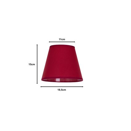 Duolla - Lampenschirm SOFIA XS E14 d 18,5 cm rot