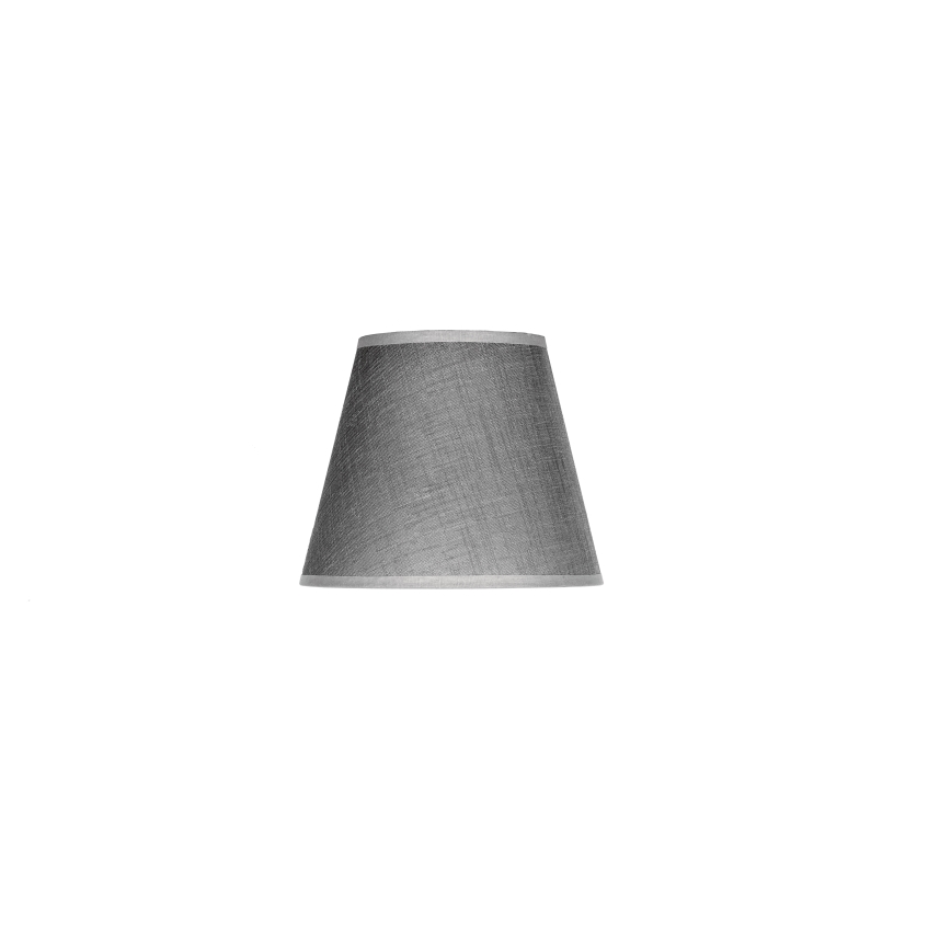 Duolla - Lampenschirm für Tischlampe SOFIA XS E14 Ø 18,5 cm grau