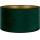 Duolla - Lampenschirm VELVET E27 d 35 cm grün/golden