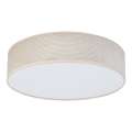 Duolla - LED-Deckenleuchte CORTINA LED/26W/230V d 30 cm 4000K beige