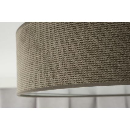Duolla - LED-Deckenleuchte CORTINA LED/26W/230V d 45 cm 4000K braun
