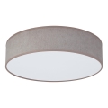 Duolla - LED Deckenleuchte CORTINA LED/26W/230V Ø 30 cm 4000K Braun