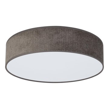 Duolla - LED Deckenleuchte CORTINA LED/26W/230V Ø 30 cm 4000K Braun
