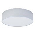 Duolla - LED Deckenleuchte CORTINA LED/26W/230V Ø 30 cm 4000K grau