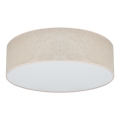 Duolla - LED Deckenleuchte CORTINA LED/26W/230V Ø 45 cm 4000K Beige