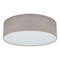 Duolla - LED Deckenleuchte CORTINA LED/26W/230V Ø 45 cm 4000K Braun