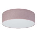 Duolla - LED Deckenleuchte CORTINA LED/26W/230V Ø 45 cm 4000K Rosa