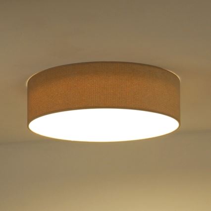 Duolla - LED Deckenleuchte CORTINA LED/26W/230V Ø 30 cm 4000K Beige